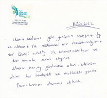 Uzman kadronuz ve enerjiniz ile mükemmel bir hizmet anlayışınız var